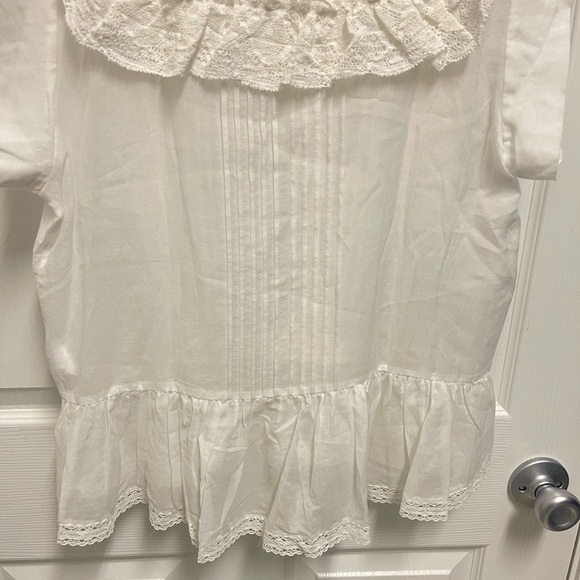 Zadig & Voltaire White Romane Coton Blouse - Picture 10 of 12